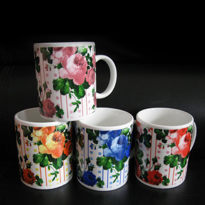 精选花卉马克杯 顺玲瓷业，专业打造高品质礼品新选择